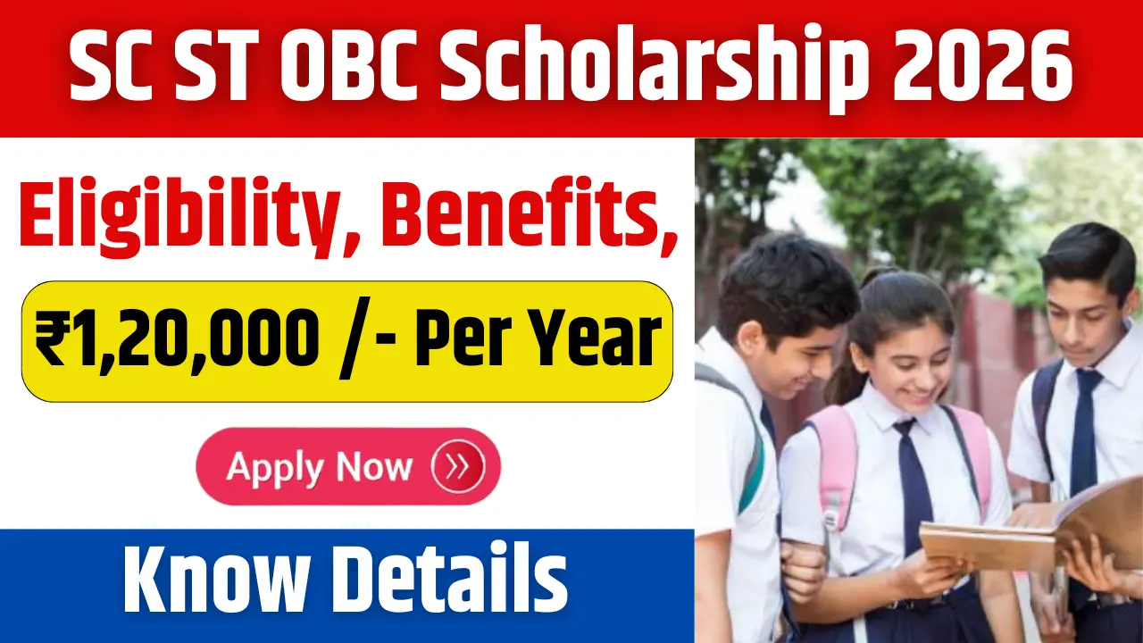 SC ST OBC Scholarship 2026
